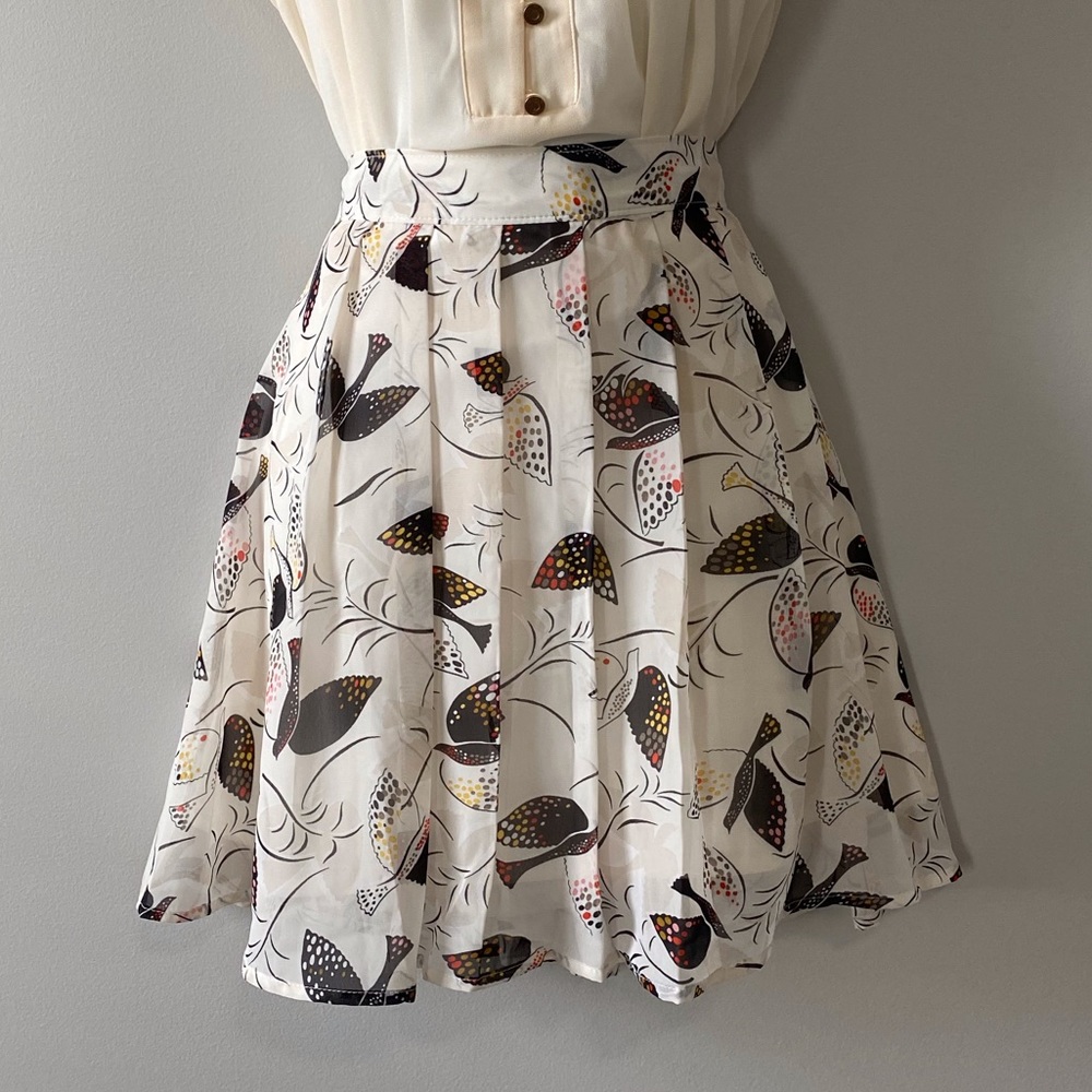 NWT New Old Navy Pleated drop waist skirt S